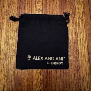 Alex and Ani black jewelry pouch